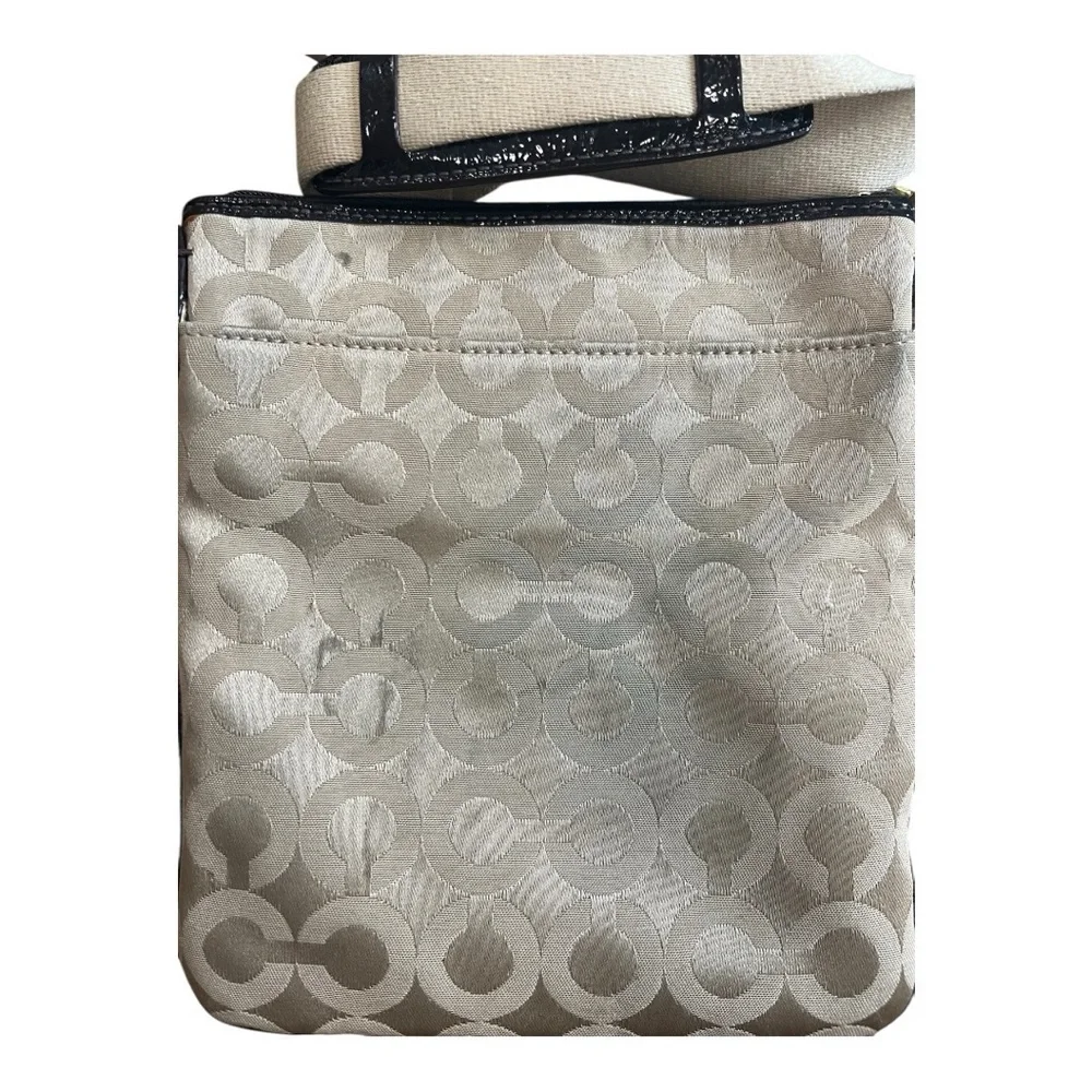 Coach Madison Small Khaki Mahogany Beige Crossbody